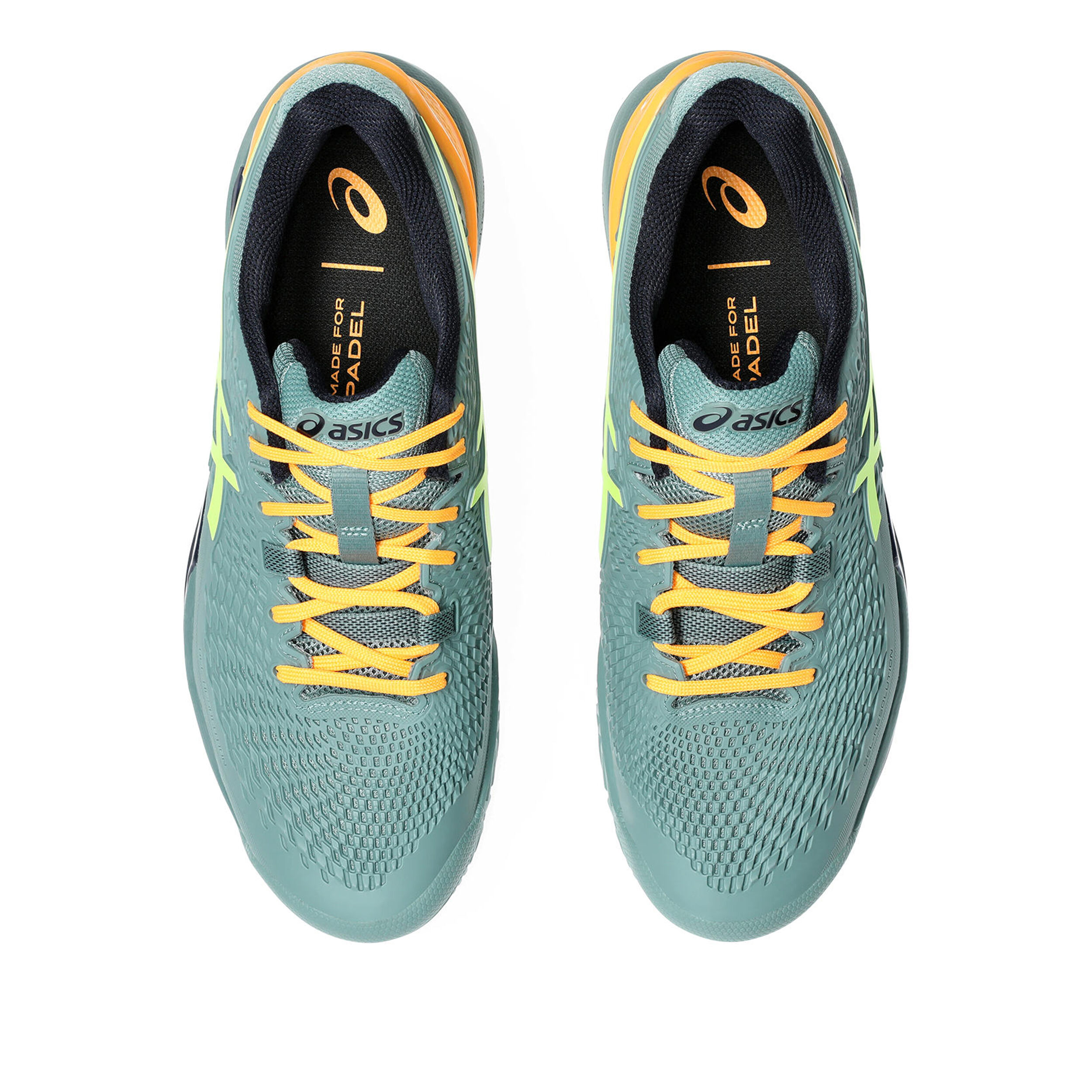 Buy ASICS Gel Resolution 9 Padel Schoen Heren Groen Neongeel online Tennis Point NL
