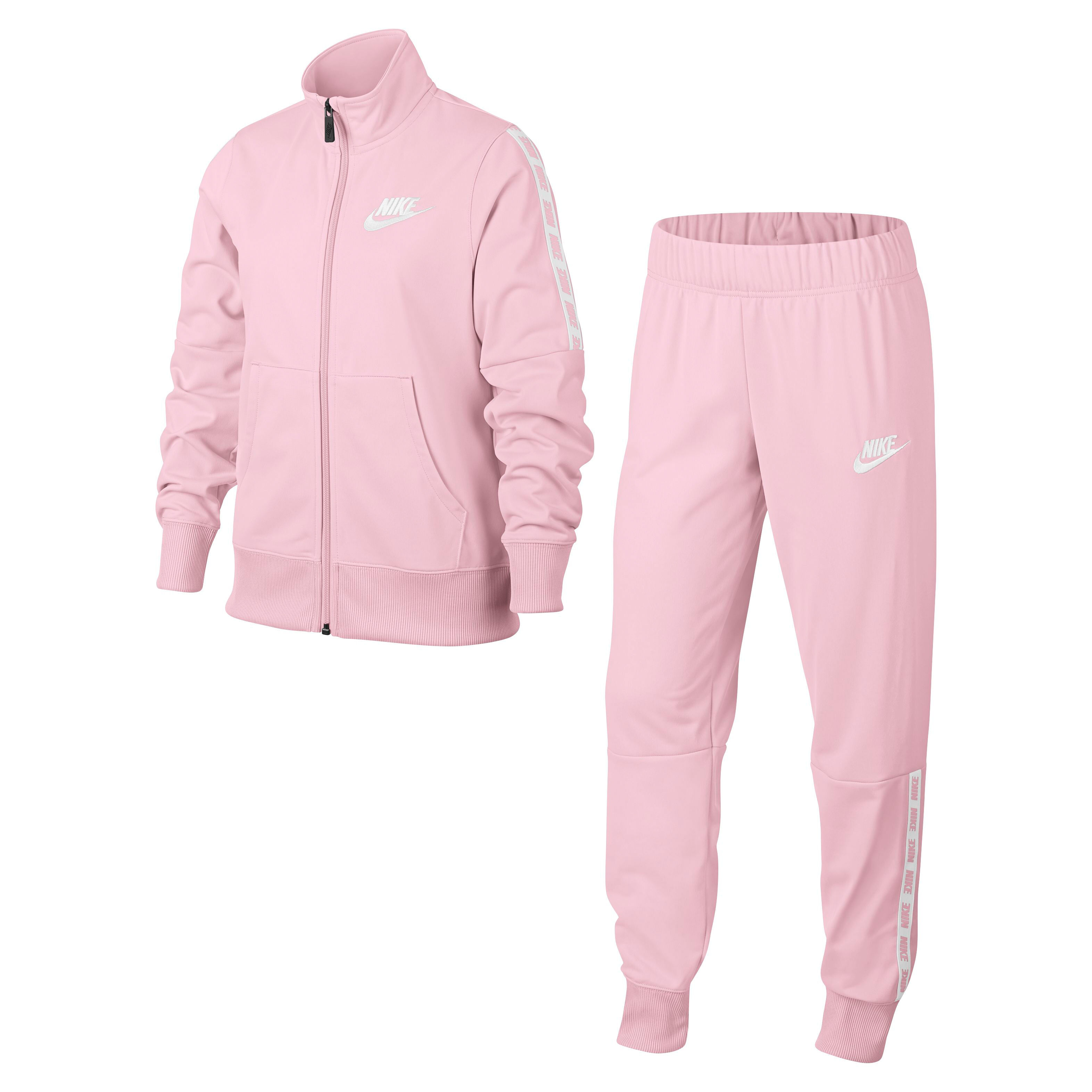 Buy Nike Sportswear Trainingspak Meisjes Roze Wit online Tennis Point NL