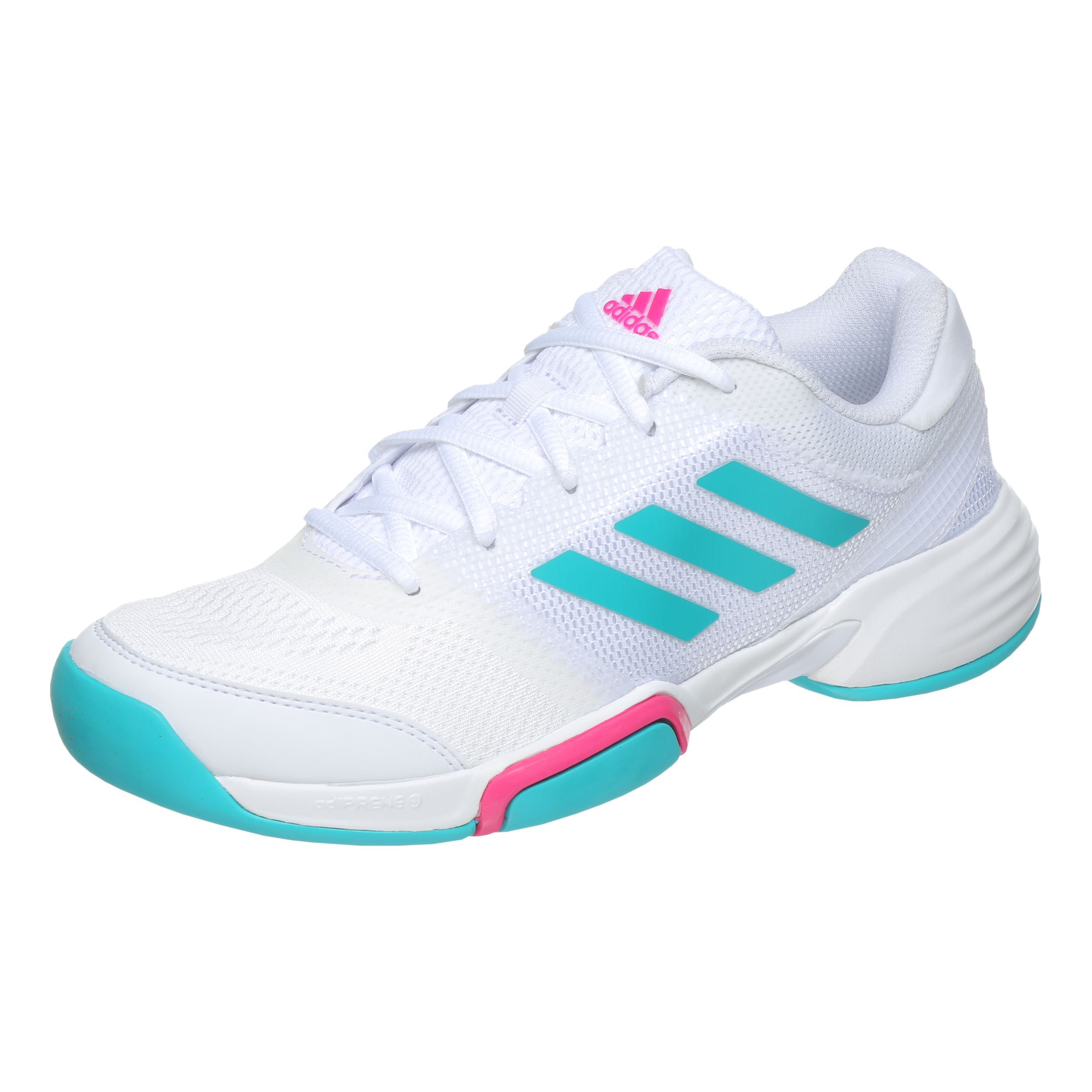 Buy adidas Barricade Club Carpet Tennisschoen Tapijt Dames Wit Turkoois online Tennis Point NL