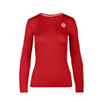 BIDI BADU Kleding BIDI BADU Mina Tech Roundneck Longsleeve Meisjes - donkerrood, 