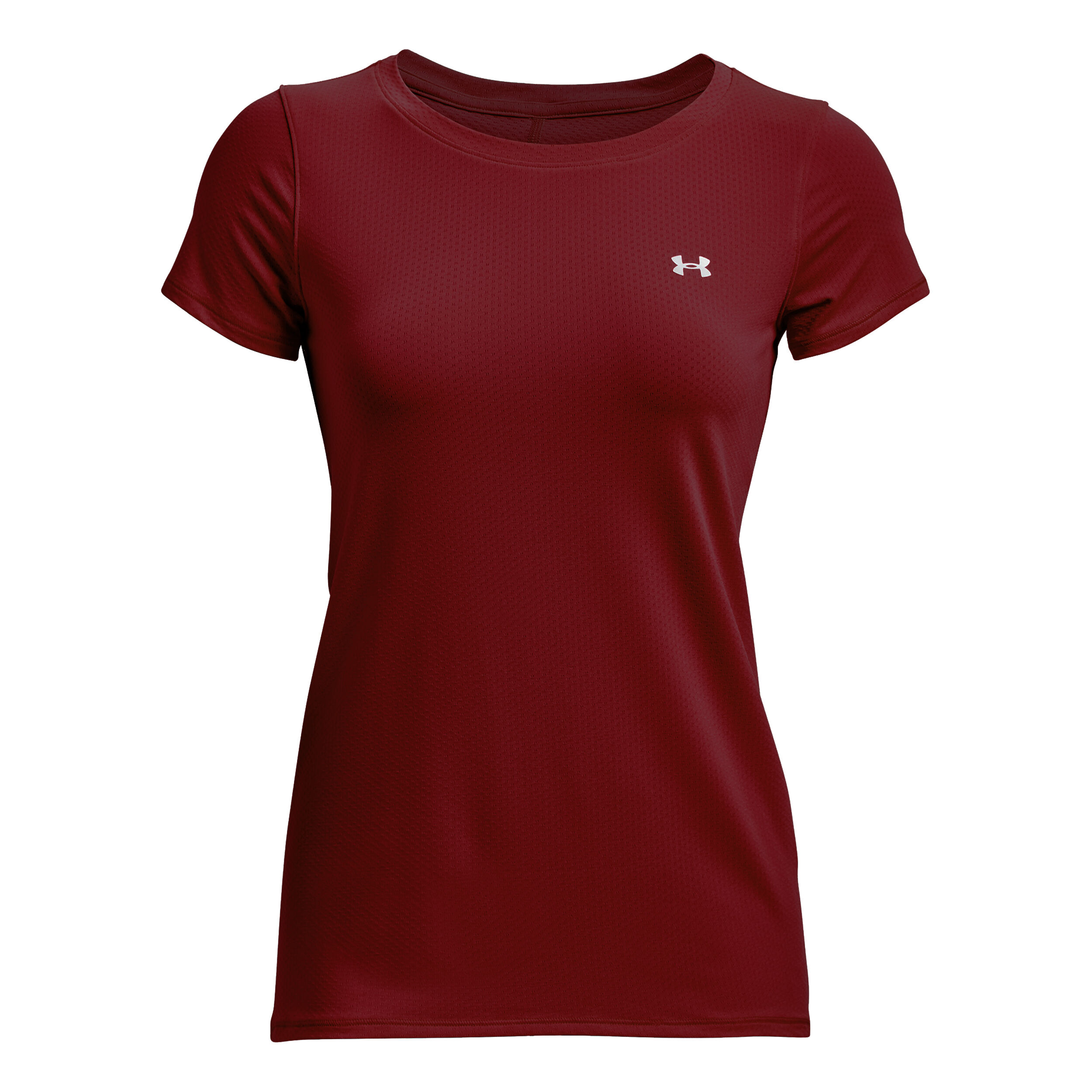 Buy Under Armour Heatgear T shirt Dames Donkerrood online Tennis Point NL