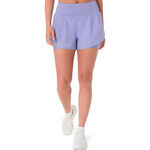 ASICS Kleding ASICS Road 2in1 3.5in Hardloopshorts Dames-blauw, blauw