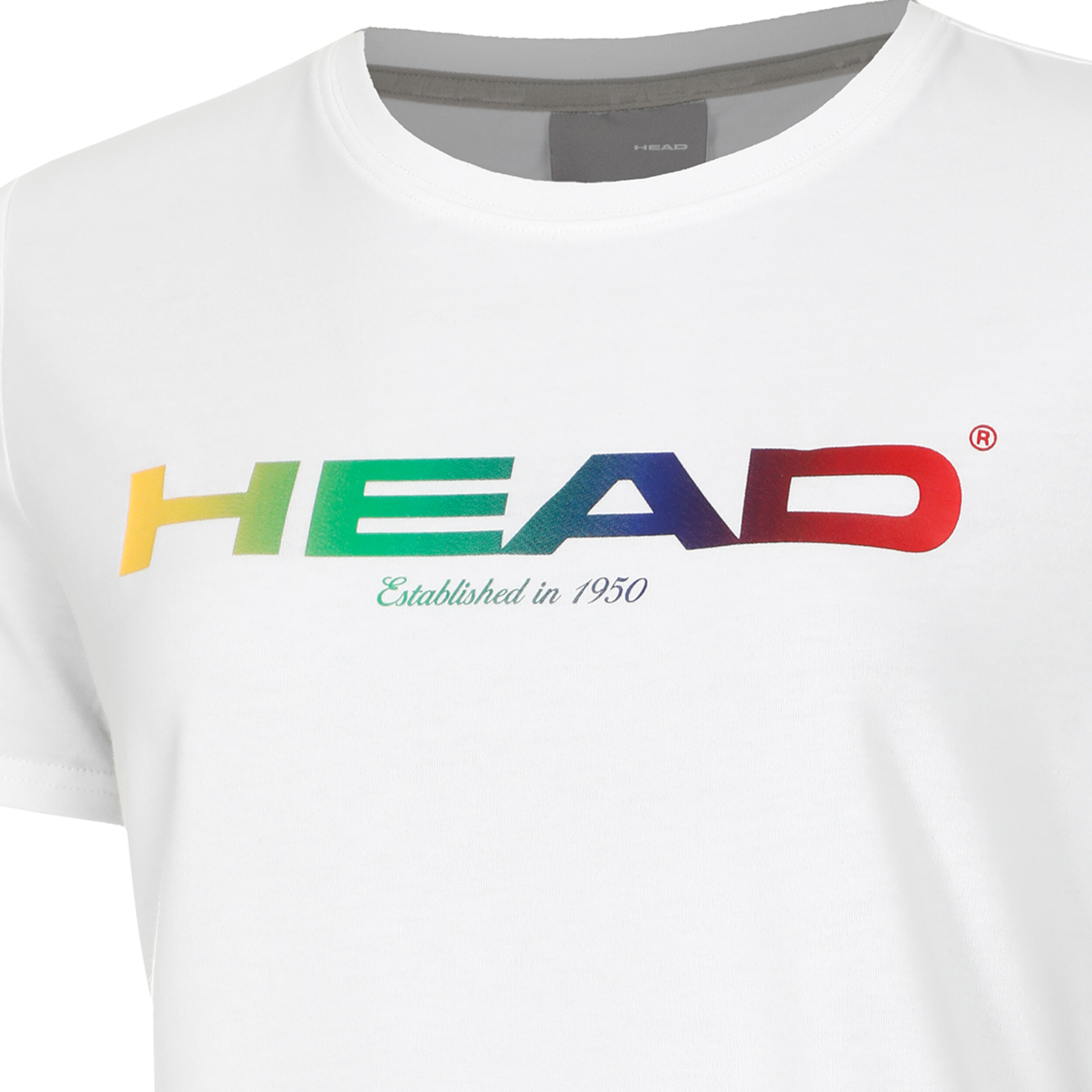 Rainbow shirt dames deals
