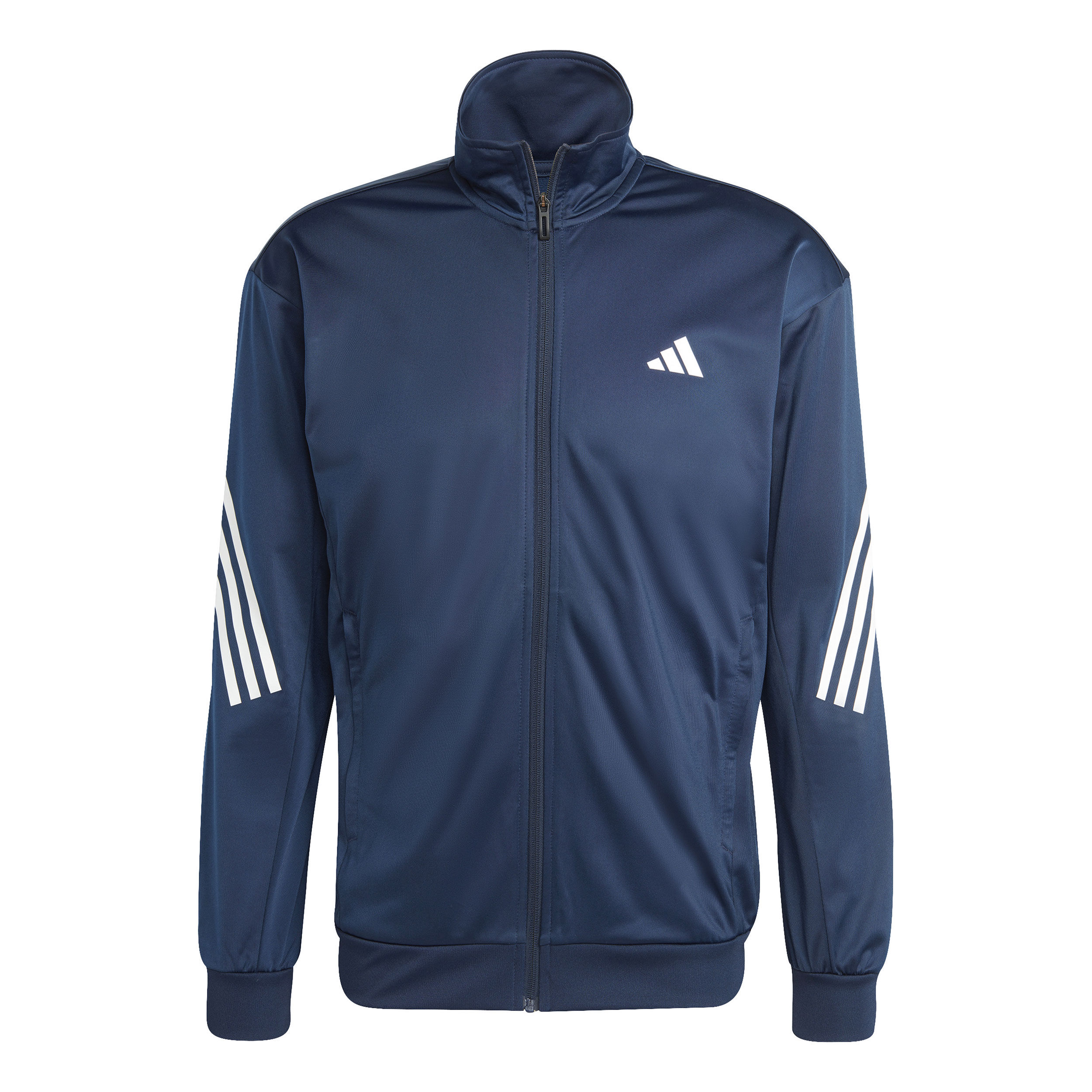 Buy adidas 3 Stripes Knit Trainingsjack Heren Donkerblauw Wit online Tennis Point NL