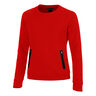 Crew Sweatshirt Dames-Rood