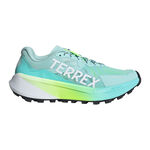 adidas Hardloopschoenen adidas Terrex Agravic 3 Trailschoen Dames-Turkoois,Wit