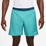Court Victory Dri-Fit 7in Aop Shorts Heren - turkoois, petrolblauw