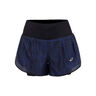 Road AOP 2in1 3.5in Hardloopshorts Dames-donkerblauw, zwart