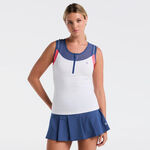 Original Penguin Kleding Original Penguin Colorblock Tanktop Dames-Wit,Blauw