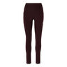 Road High Waist Hardlooplegging Dames-donkerrood