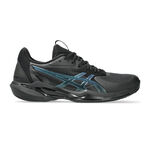ASICS Tennisschoenen ASICS Solution Speed FF 3 Night Energy Gravelschoen Dames-Zwart,Blauw