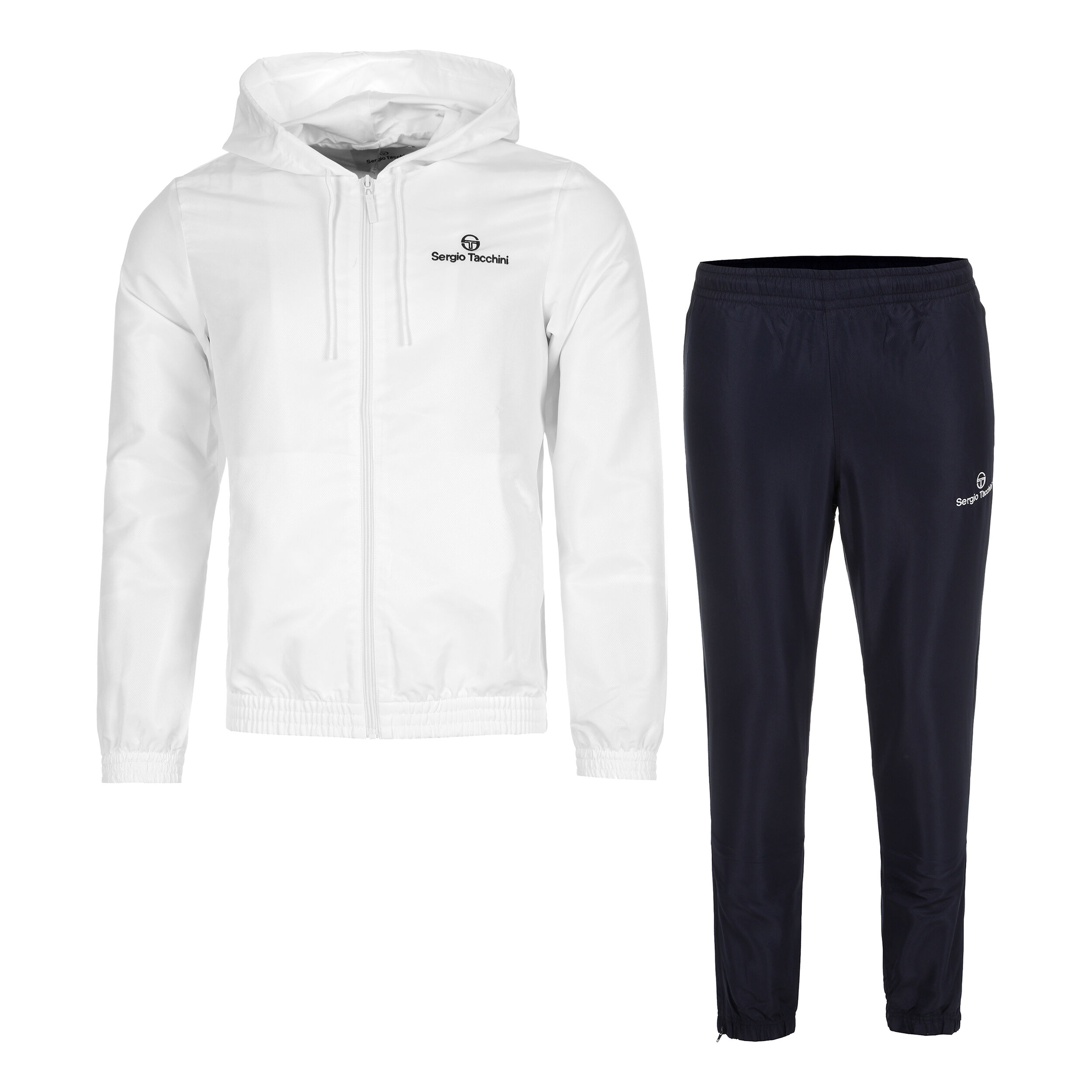 Buy Sergio Tacchini Carson Hoody Trainingspak Heren Blauw Wit online Tennis Point NL