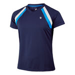 K-Swiss Kleding K-Swiss Core Team T-shirt Dames-Donkerblauw,Veelkleurig