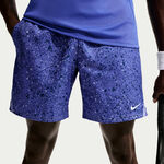 Nike Shorts Nike Court Dri-Fit Victory 7in Shorts Heren-blauw, blauw-grijs
