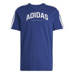 adidas Kleding adidas Graphic T-shirt Heren-Donkerblauw,Wit
