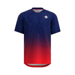 BIDI BADU Kleding BIDI BADU Grafic Illumination T-shirt Jongens - donkerblauw, donkerrood