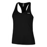 Tech Mesh Racer Tanktop Dames-Zwart