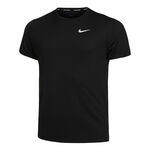 Nike Kleding Nike Miler Hardloopshirt Heren - zwart, grijs