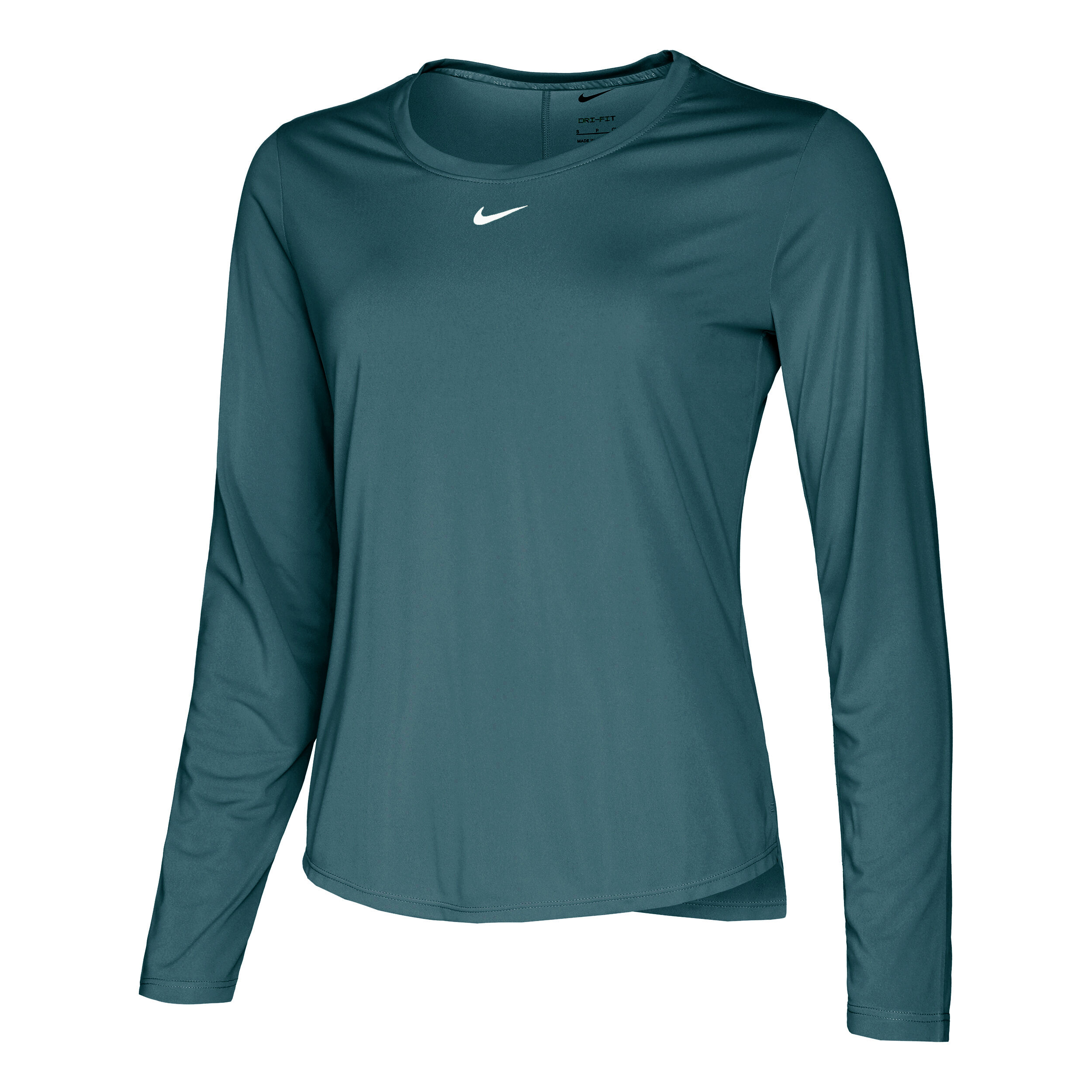 Buy Nike Dri Fit One Standard Longsleeve Dames Groen Wit online Tennis Point NL