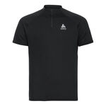 Odlo Kleding Odlo Essential Trail 1/2 Crew Neck Hardloopshirt Heren - zwart, 