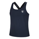 Quiet Please Tenniskleding Quiet Please Serve & Volley Tanktop Dames-donkerblauw