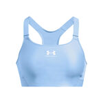 Under Armour Kleding Under Armour Heatgear High Sport-bh Dames - lichtblauw, wit