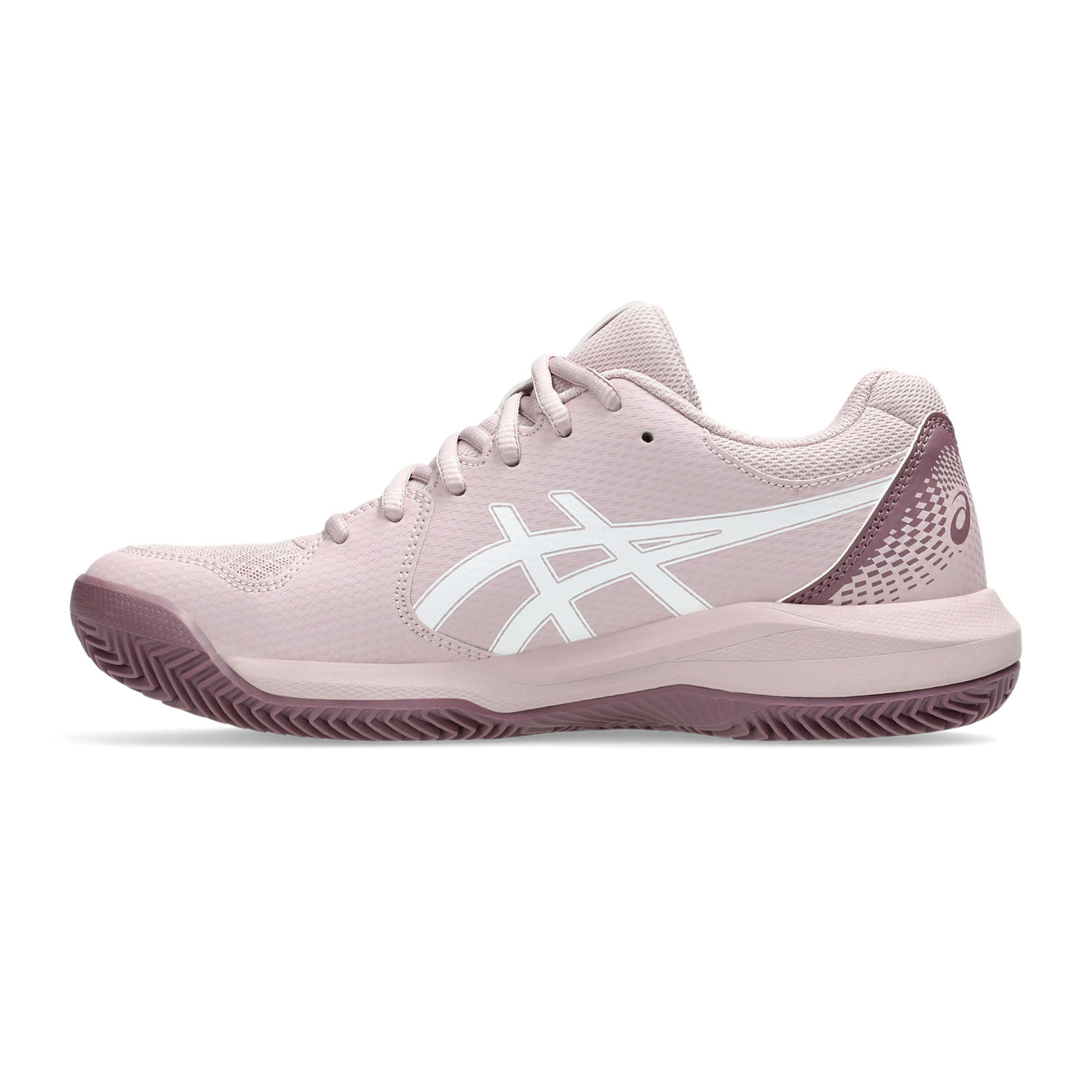Buy ASICS Gel Dedicate 8 Clay Gravelschoen Dames Oud Roze Mauve online Tennis Point NL