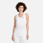 Nike Kleding Nike Dri-Fit Regular Racerback Tanktop Dames - wit, zwart