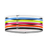 Nike Flex Classic Slim Haarband Verpakking 6 Stuks-Neongeel,Pink