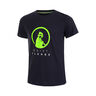 Wild Advantage Logo T-shirt Jongens-Donkerblauw,Neongroen