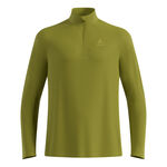 Odlo Hardloopshirt Odlo Essential 1/2 Zip Hardloopshirt Heren-groen