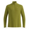 Essential 1/2 Zip Hardloopshirt Heren-groen
