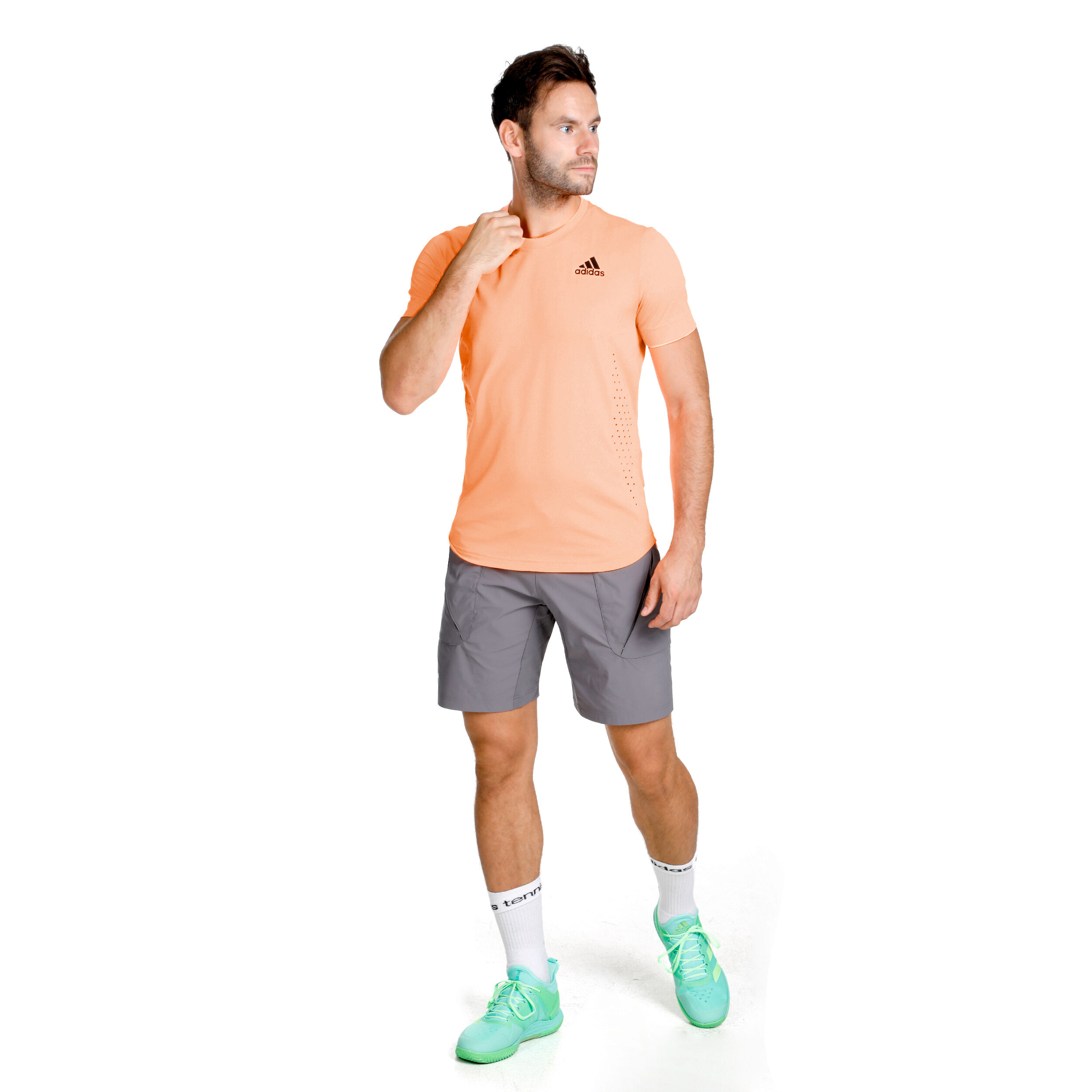 Adidas neo heren abrikoos 2025