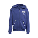 adidas Kleding adidas College Full Zip Sportjas Jongens-Donkerblauw