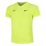 Nike Kleding Nike Rafa Court Dri-Fit Advantage T-shirt Heren - neongeel, 