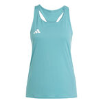 adidas Kleding adidas Adizero Essential Hardloopshirt Dames-Turkoois