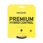 Tennis-Point Tennis-Point Premium Hybrid Control Set Snaren-Natuurlijke Kleuren,Zwart