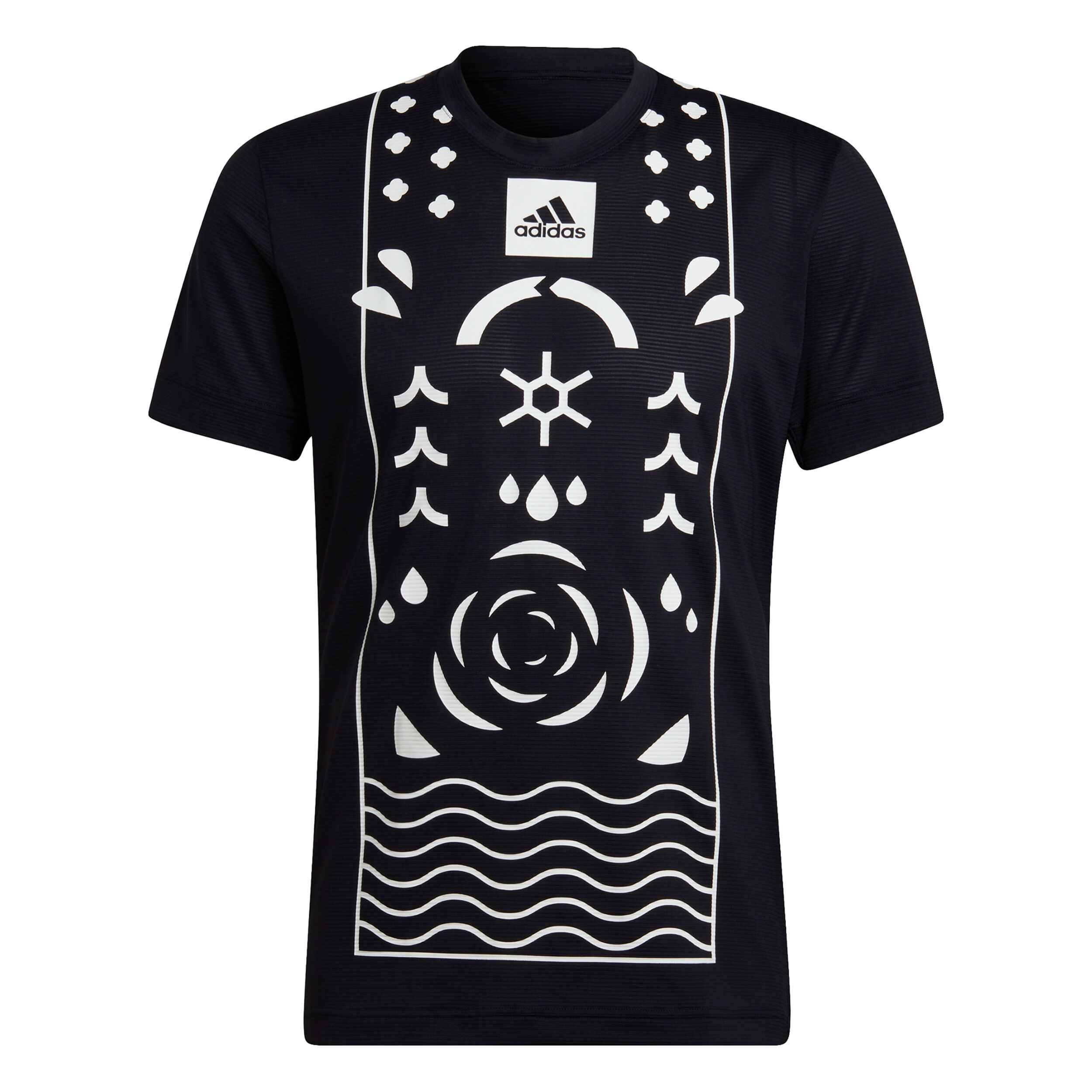 Paris Freelift T shirt Heren Zwart Wit