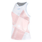 Lotto Kleding Lotto Tech IV D1 Tanktop Dames-Roze,Wit