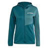 Terrex XPR Light Fleece Hardloopjas Dames-Petrolblauw