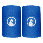 Quiet Please Tenniskleding Quiet Please Long Zweetband - Verpakking 2 stuks Unisex-blauw, wit