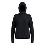 Odlo Kleding Odlo Essential Thermal Midlayer Hardloopshirt Dames-Zwart