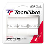 Tecnifibre Overgrips Tecnifibre Contact Slim 3er Verpakking 3 Stuks-Wit