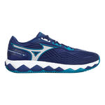 Mizuno Tennisschoenen Mizuno Wave Enforce Tour 2 Gravelschoen Heren-Blauw,Wit