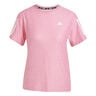  Own the Run Hardloopshirt Dames - pink, wit