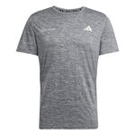 adidas Kleding adidas Own The Run Hardloopshirt Heren-Zwart,Donkergrijs