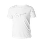 Nike Hardloopshirt Nike Dri-Fit One Graphic T-shirt Meisjes-Wit,Zwart