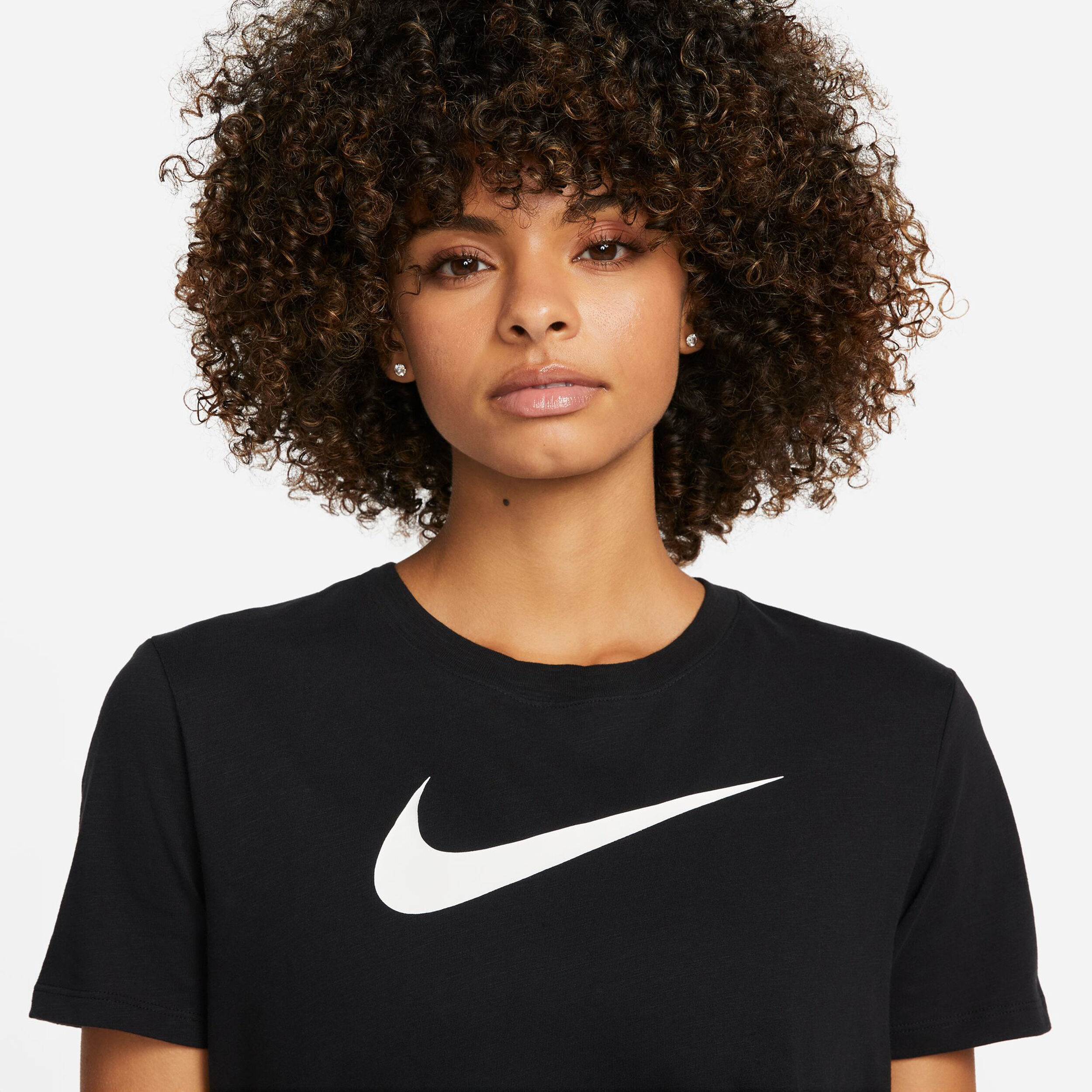 Nike shirt zwart dames on sale
