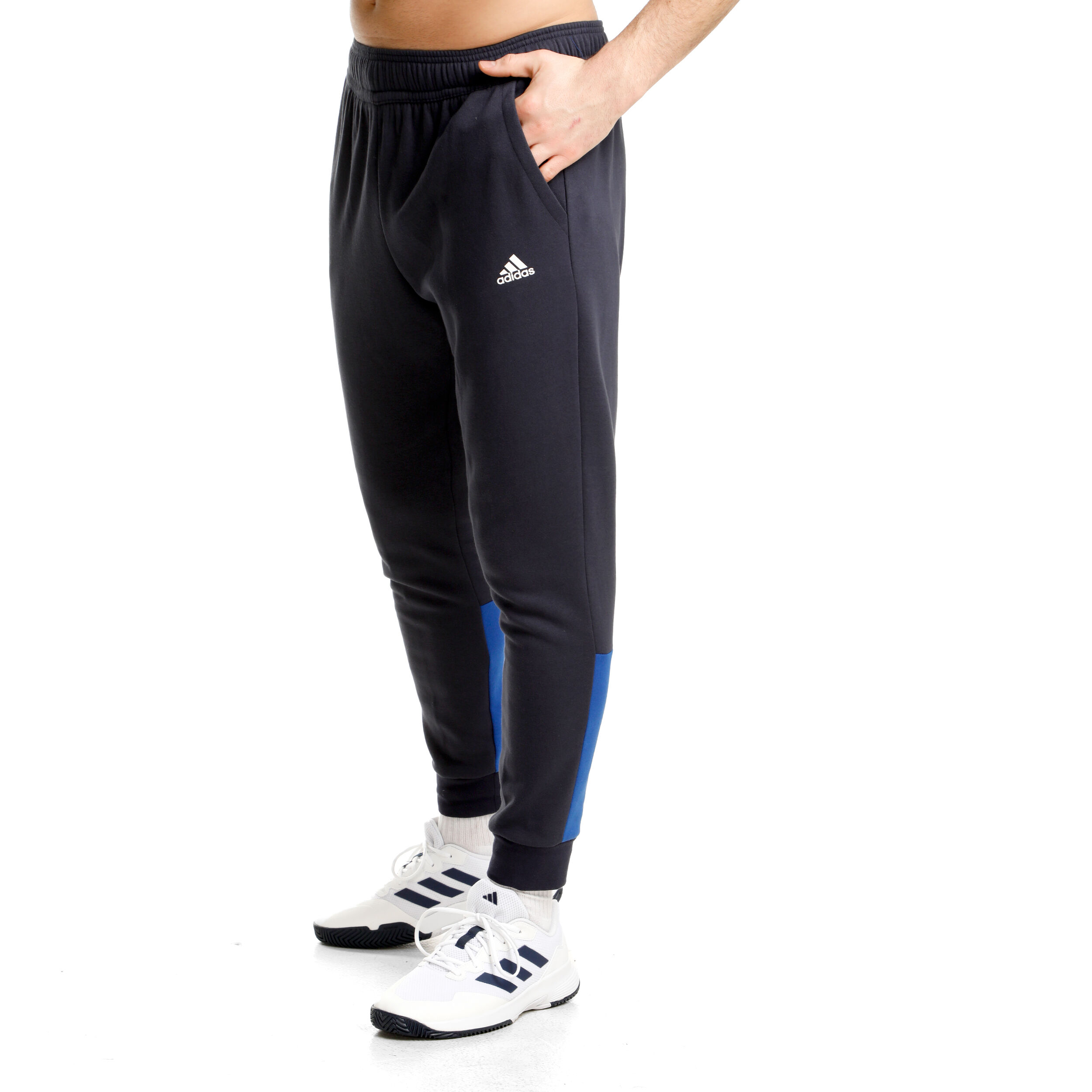Buy adidas Fleece Color Block Trainingspak Heren Blauw online Tennis Point NL