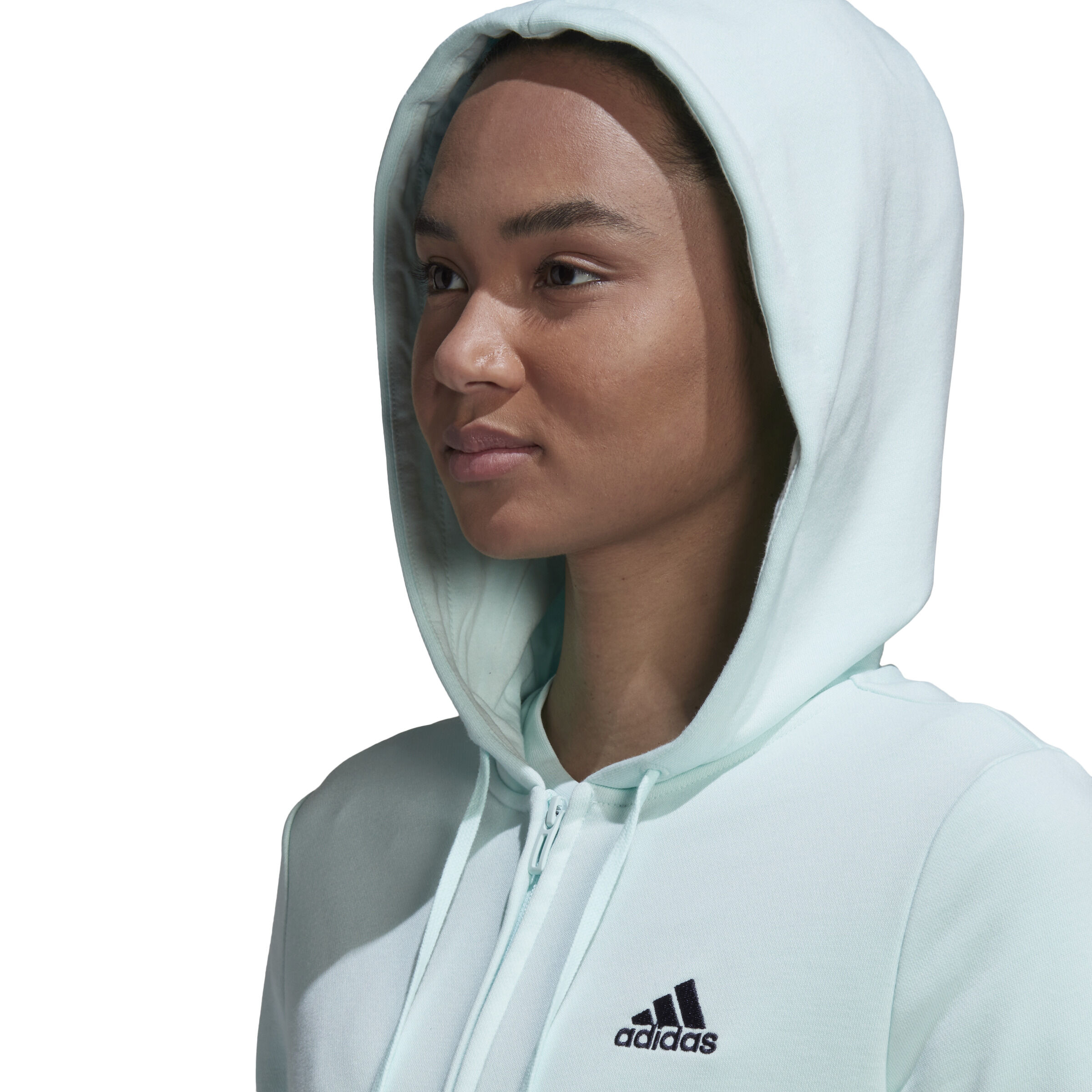 Buy adidas Linear French Terry Sportjas Dames Mint Blauw online Tennis Point NL